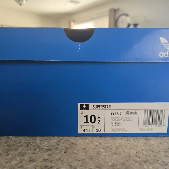 Adidas Superstar Shelltoe White Clear Stripe #FY7717 Mens Shoe Size 10.5. - Picture 11 of 12